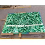 Backlit Green Agate