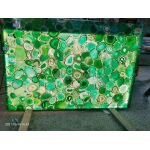 Backlit Green Agate