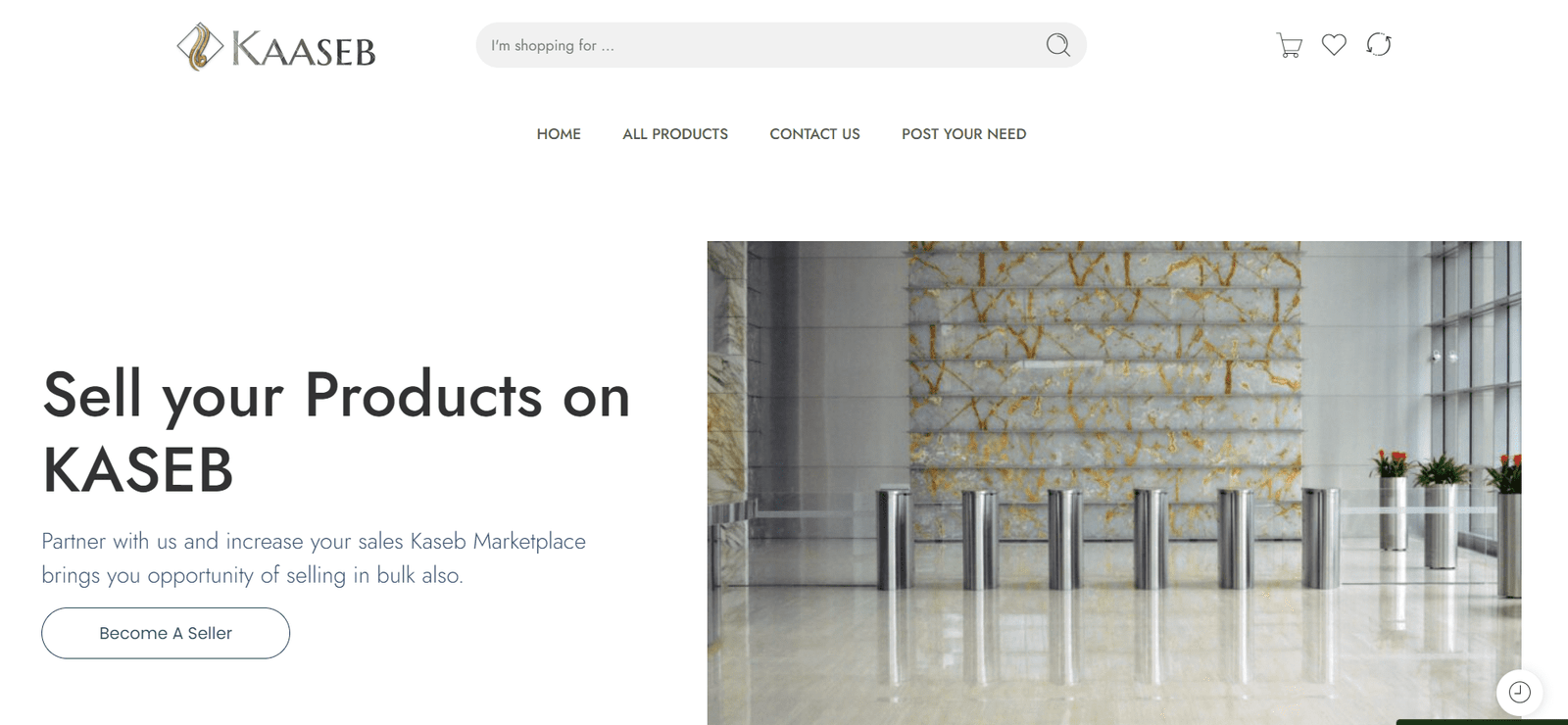 Exploring the Thrive in the Saudi Arabian Marble and Granite Sector: A Supplier Guide and Opportunities - KAASEB.sa Overview" 7 KAASEB become a seller 1