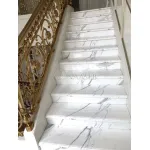 Calacatta White Marble Stairs